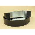 Mens formal leather buckle belt plate buckle